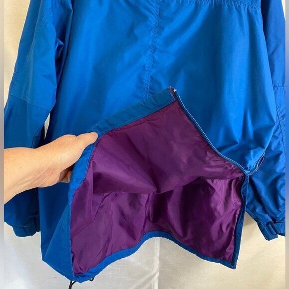 Vintage 1989 Teal and Violet Columbia Anorak  Ski Jacket Mens SM - Picture 13 of 16